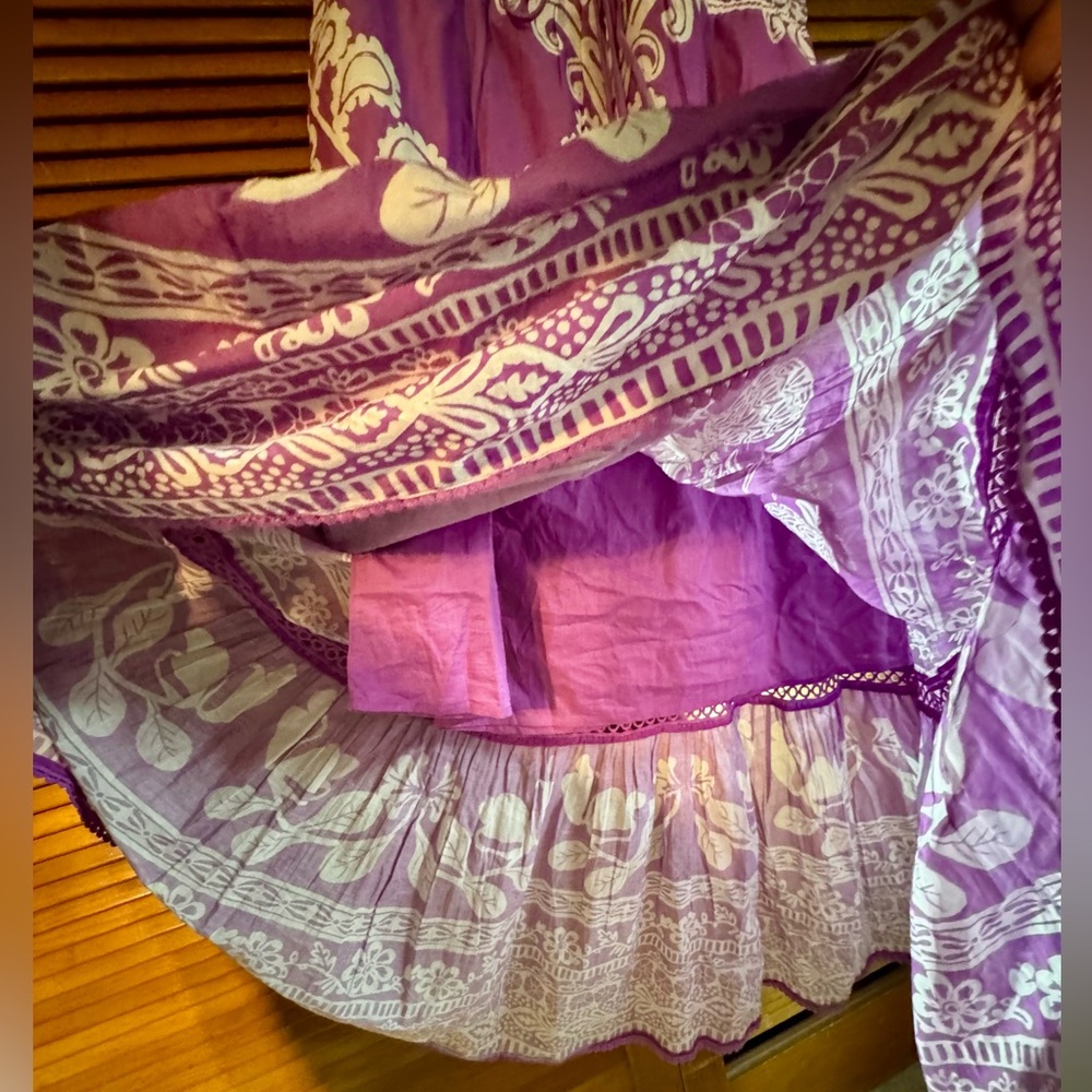 FARM Rio Sweet Garden Lilac Maxi Dress - Picture 9 of 10
